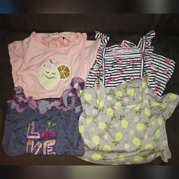 Rompers Bundle (4 count) sz 6 - Picture 2 of 15